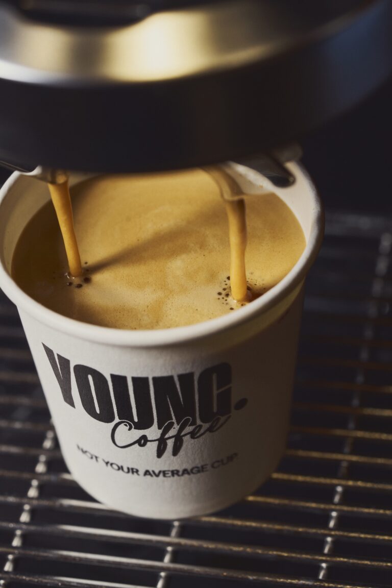 YOUNG Coffee being prepared
