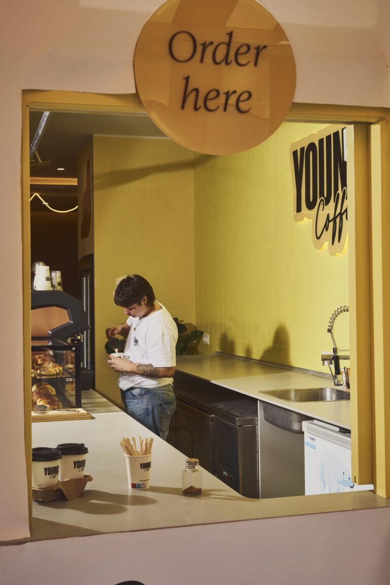 Guests at YOUNG Coffee